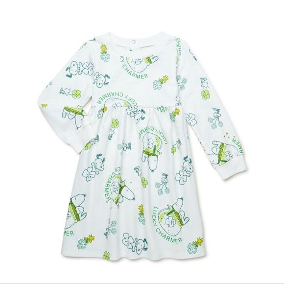 Family Look Twins Patrick's Day Lucky Snoopy Bundle Size 4T - Picture 3 of 11